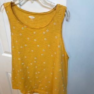 Old Navy L Yellow Tank Top